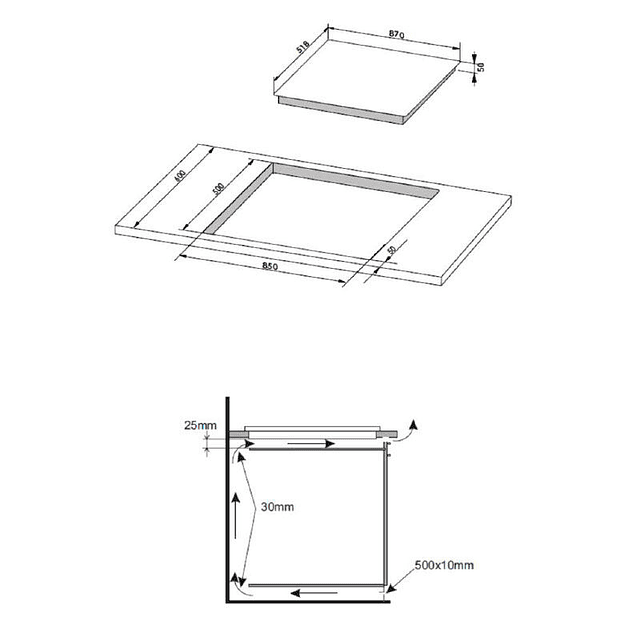 Placa de indução Fagor 3IFZONE95AC