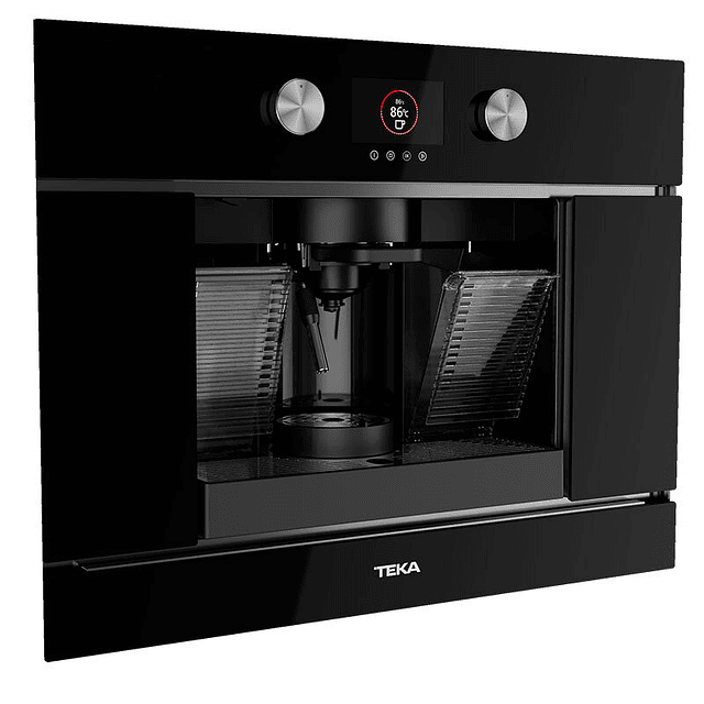 Máquina de café Teka CLC8350MC, vidro preto, de encastre