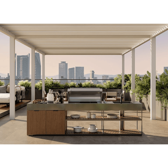 Barbecue elétrico, 2 grelhas + 1 placa, 120 cm BBQE12X