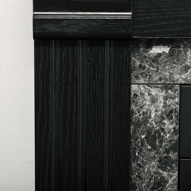 Lareira Elétrica 1800W com Efeito de Chama Realista e Proteção Contra Superaquecimento 80x21,6x67,8 cm Preto