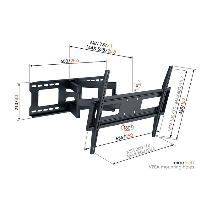 Suporte de TV Vogels MA4040 40'-77' (8574040)