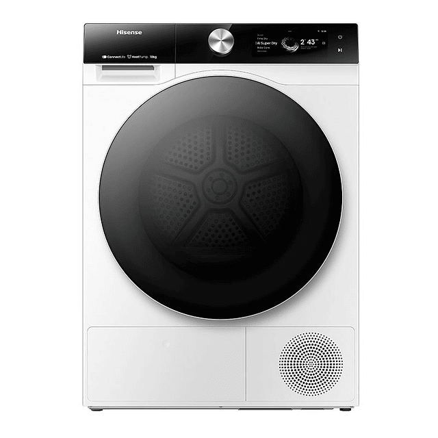 Máquina de Secar roupa 10Kg Hisense DH7S107BW