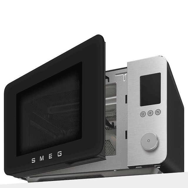 Forno com microondas, Collezione, Preto mate, 27L MOC02BLMEU