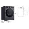 Máquina de Secar Roupa 9Kg LG RHX5009TBB