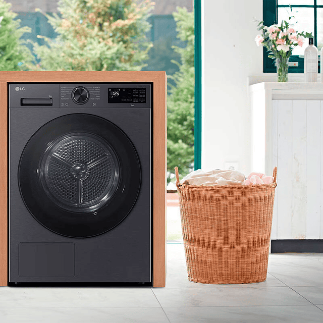 Máquina de Secar Roupa 9Kg LG RHX5009TBB