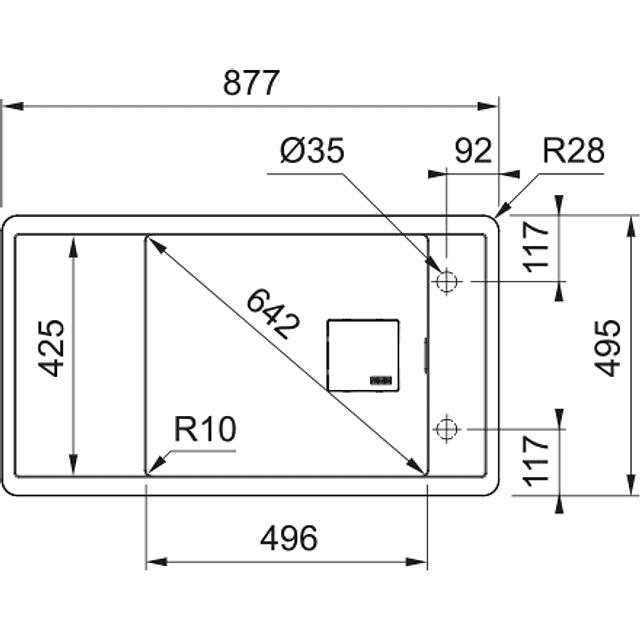 Lava Louça Fresno FSG 611-88 Preto, reversível, encastre