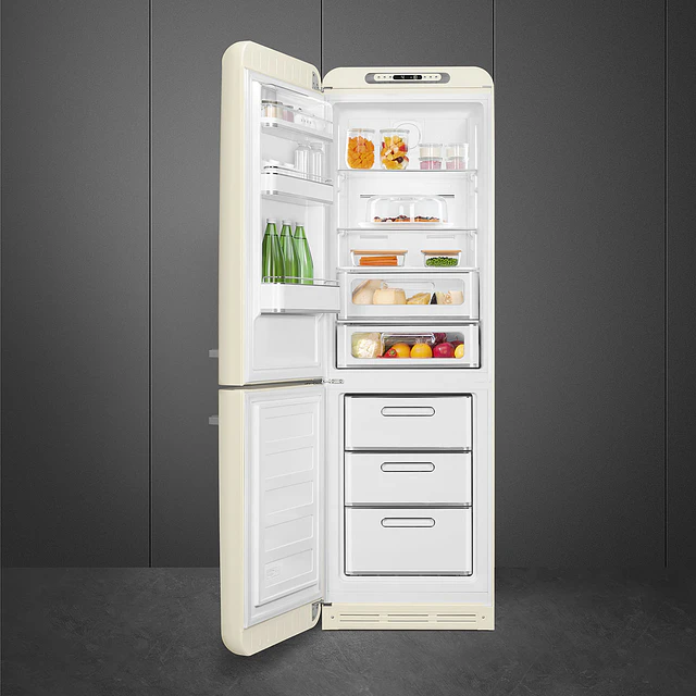 Combinado, Creme, 197cm, Dobradiças à esquerda FAB32LCR6