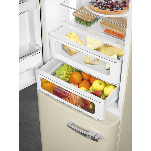 Combinado, Creme, 197cm, Dobradiças à esquerda FAB32LCR6