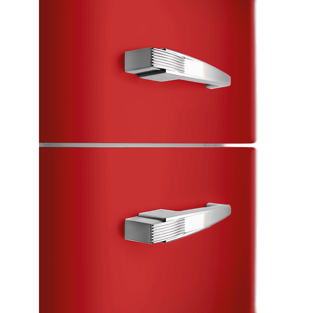 Frigorífico, Vermelho, 172cm, Dobradiças à direita FAB30RRD6