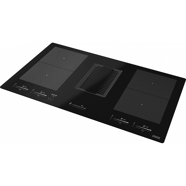 Placa de Indução com exaustor FMY 839 HE, Mythos 2Gether Glass, Classe A+