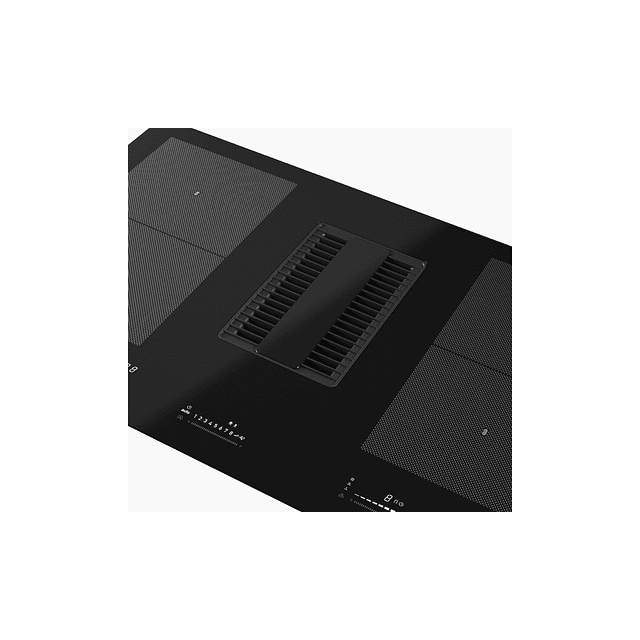 Placa de Indução com exaustor FMY 839 HE, Mythos 2Gether Glass, Classe A+