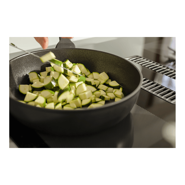 Placa de Indução com exaustor FMY 839 HE, Mythos 2Gether Glass, Classe A+