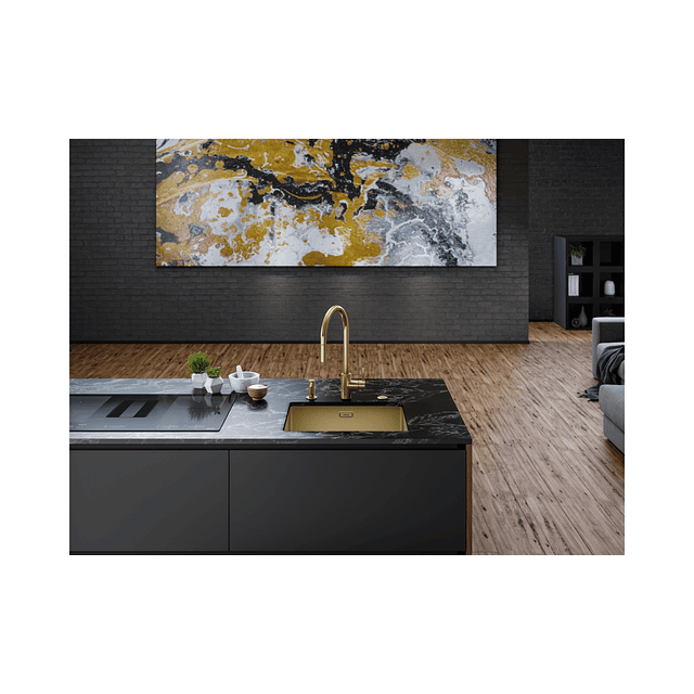 Placa de Indução com exaustor FMY 839 HE, Mythos 2Gether Glass, Classe A+