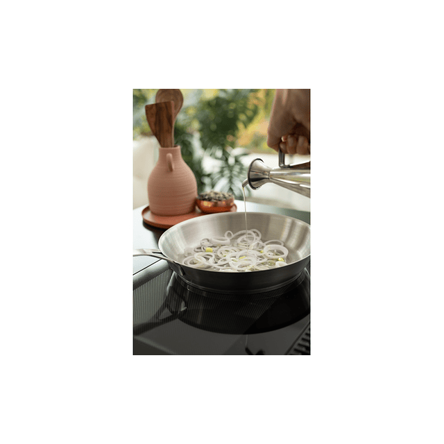 Placa de Indução com exaustor FMY 839 HE, Mythos 2Gether Glass, Classe A+