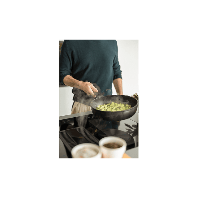 Placa de Indução com exaustor FMY 839 HE, Mythos 2Gether Glass, Classe A+