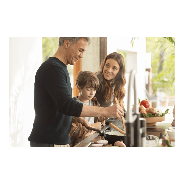 Placa de Indução com exaustor FMY 839 HE, Mythos 2Gether Glass, Classe A+