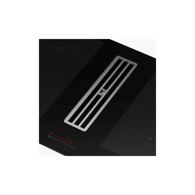 Placa de indução com exaustor FMA 8391R HI, Maris 2Gether Steel, 83x52cm, Classe A+