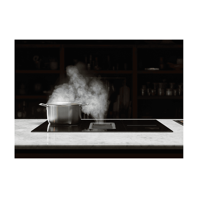 Placa de indução com exaustor FMY 839 HI, Mythos 2Gether, 83x52cm, Classe A++