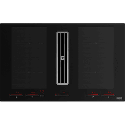 Placa de indução com exaustor FMA 8391 HI, Maris 2Gether Steel, 83x52cm, Classe A+