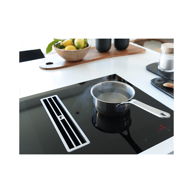 Placa de indução com exaustor FMA 8391 HI, Maris 2Gether Steel, 83x52cm, Classe A+