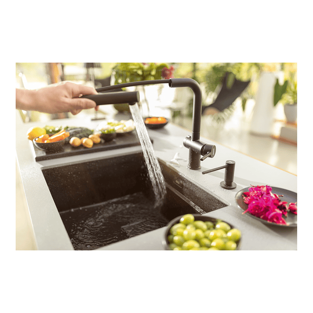 Mist. Franke Active Twist Duche Aço Black Matt