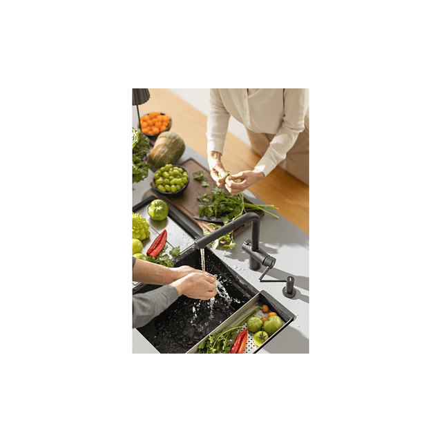 Mist. Franke Active Twist Duche Aço Black Matt