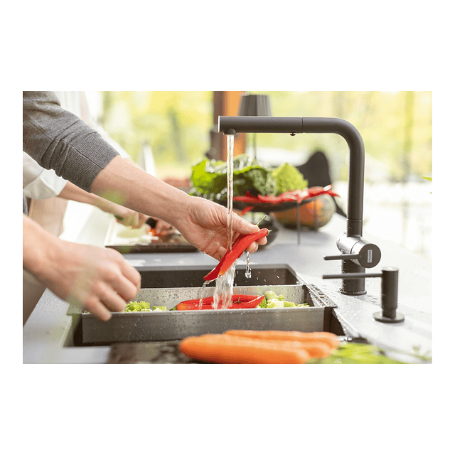 Mist. Franke Active Twist Duche Aço Black Matt