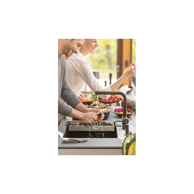 Mist. Franke Active Twist Duche Aço Black Matt