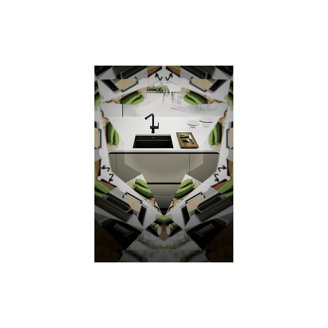 Mist. Franke Active Twist Duche Aço Black Matt