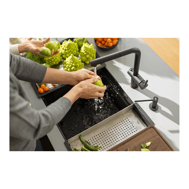 Mist. Franke Active Twist Duche Aço Black Matt