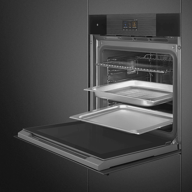 Forno Steam100Pro, Linea, Preto, 60x60cm SO6104S4PB3