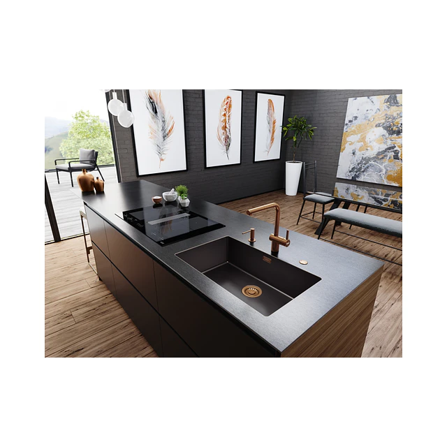 Placa de indução com exaustor Franke FMY 8391 HI, 83x52cm