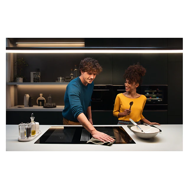 Placa de indução com exaustor Franke FMY 8391 HI, 83x52cm