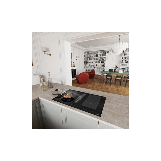 Placa de indução com exaustor Franke FMY 8391 HI, 83x52cm
