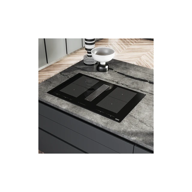 Placa de indução com exaustor Franke FMY 8391 HI, 83x52cm