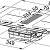 Placa de indução com exaustor Franke FMY 8391 HI, 83x52cm