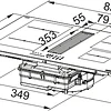 Placa de indução com exaustor Franke FMA 8381 HI, 83x52cm