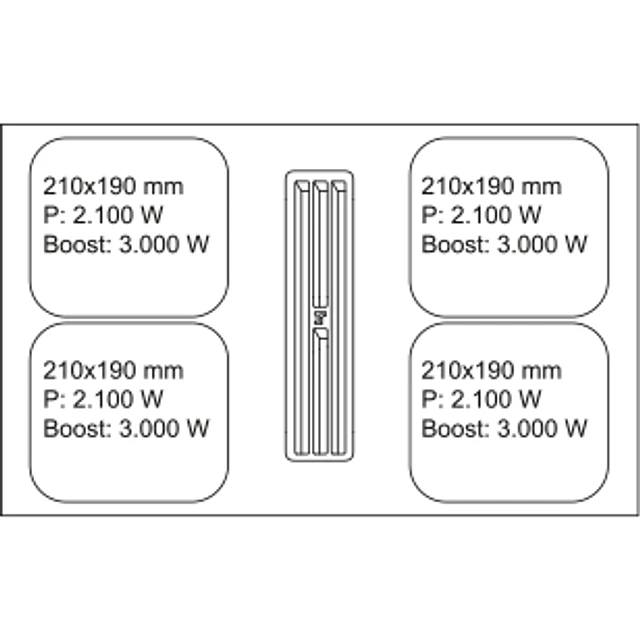 Placa de indução com exaustor Franke FSM 7081 HI, 70x52cm