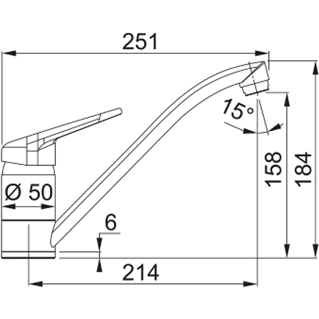 Misturadora Novara Plus Cromada