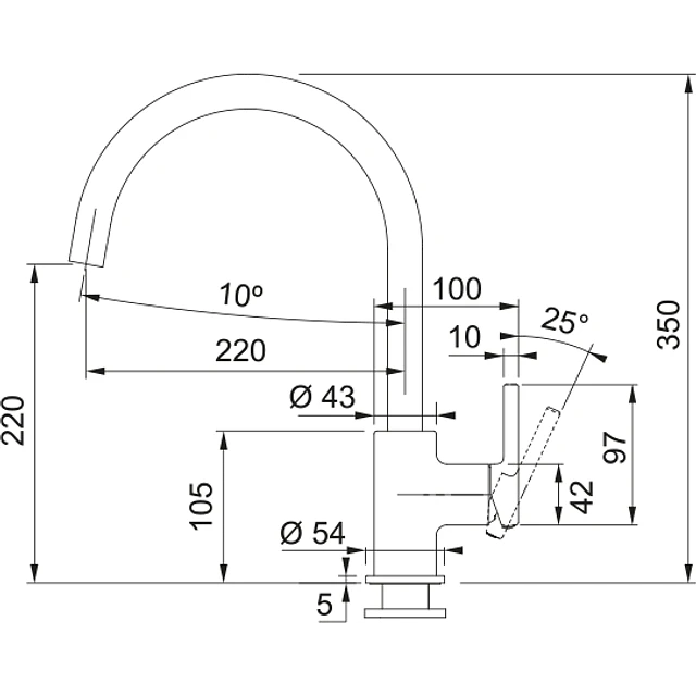 Misturadora Lina J Black Matt