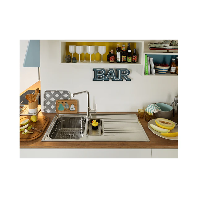 Misturadora Lina L duche cromada