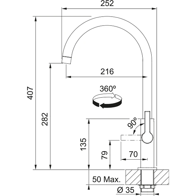 Misturadora Maris Slim J Cromada