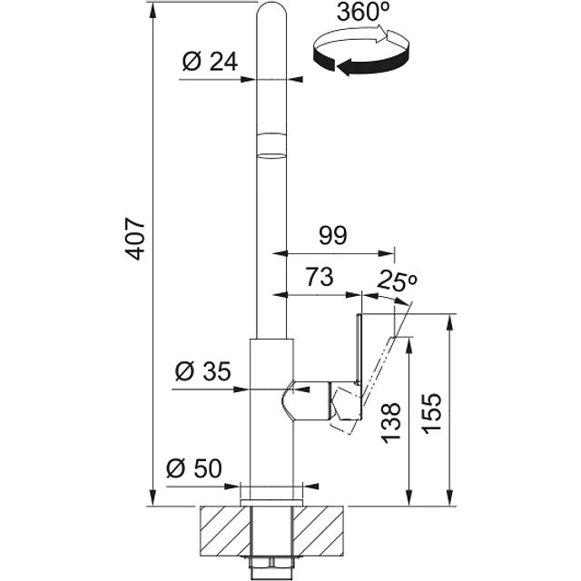 Misturadora Maris Slim J Cromada