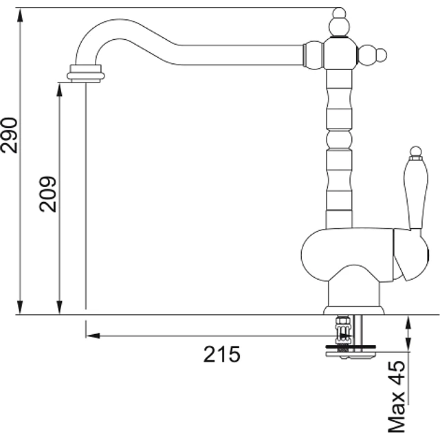 Misturadora Old England Cromada
