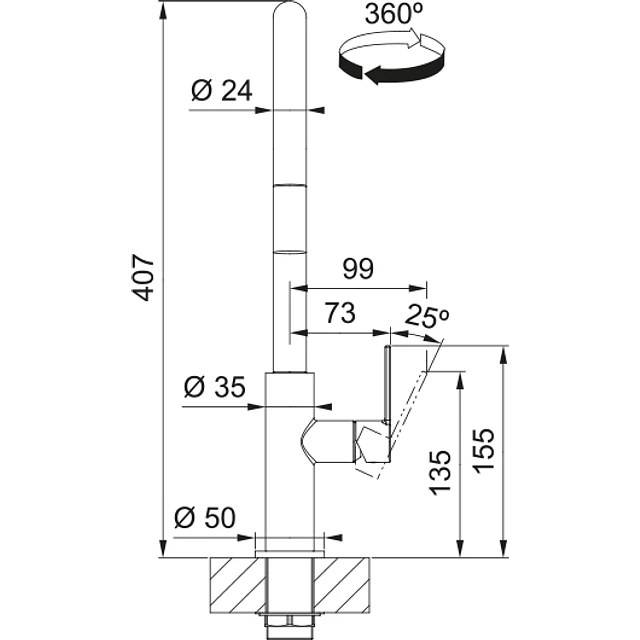 Misturadora Maris Slim J duche Cromada