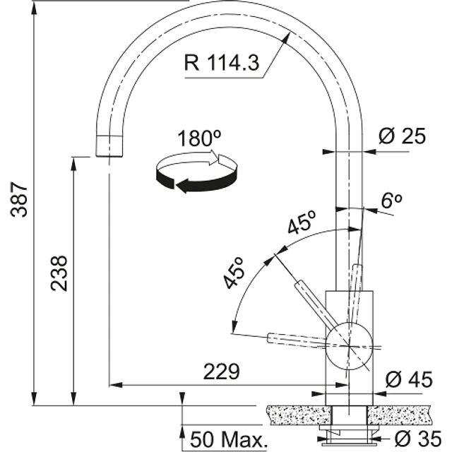 Misturadora Eos Neo Preto Industrial