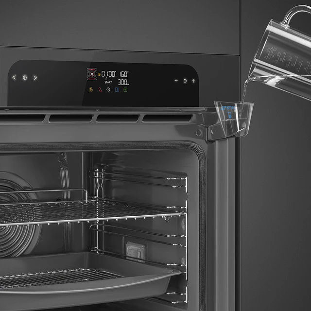 Forno | Musa | Combinado com vaporeira | 60 cm | Preto | A+ | Pirolítica | N° funções: 12 | SOP6202S2PB