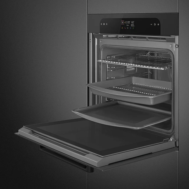Forno | Musa | Termoventilado | 60 cm | Preto | A+ | Pirolítica | N° funções: 10 | SOP6202TB