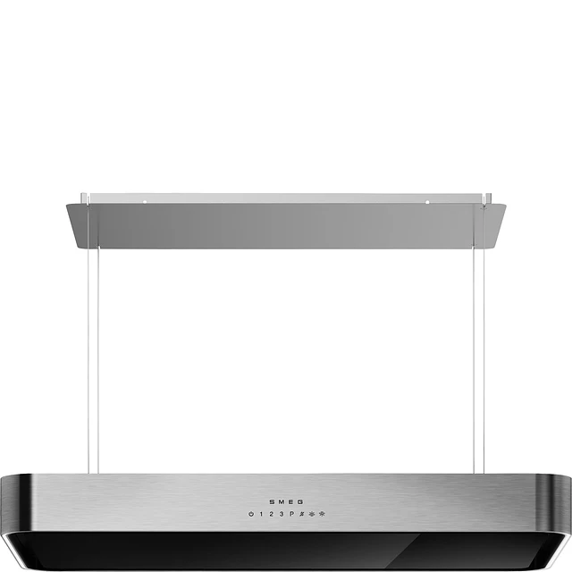 Exaustor de ilha | Isola | Aço inox | 100 cm | Níveis de potência: 3 | Filtragem: Recirculação | KSLS10X