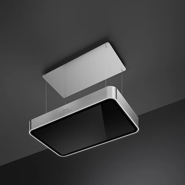 Exaustor de ilha | Isola | Aço inox | 100 cm | Níveis de potência: 3 | Filtragem: Recirculação | KSLS10X